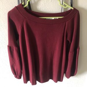 Off the shoulder sweater